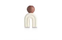 Coco Maison Lot kandelaar H15,5cm Creme accessoire